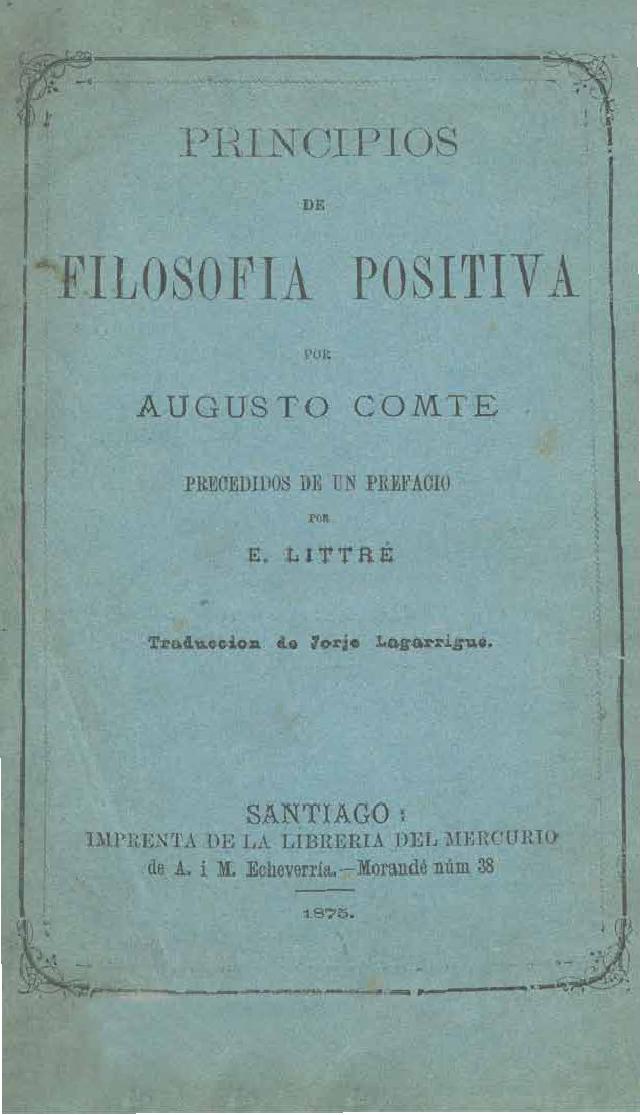 Principios de Filosofía Positiva